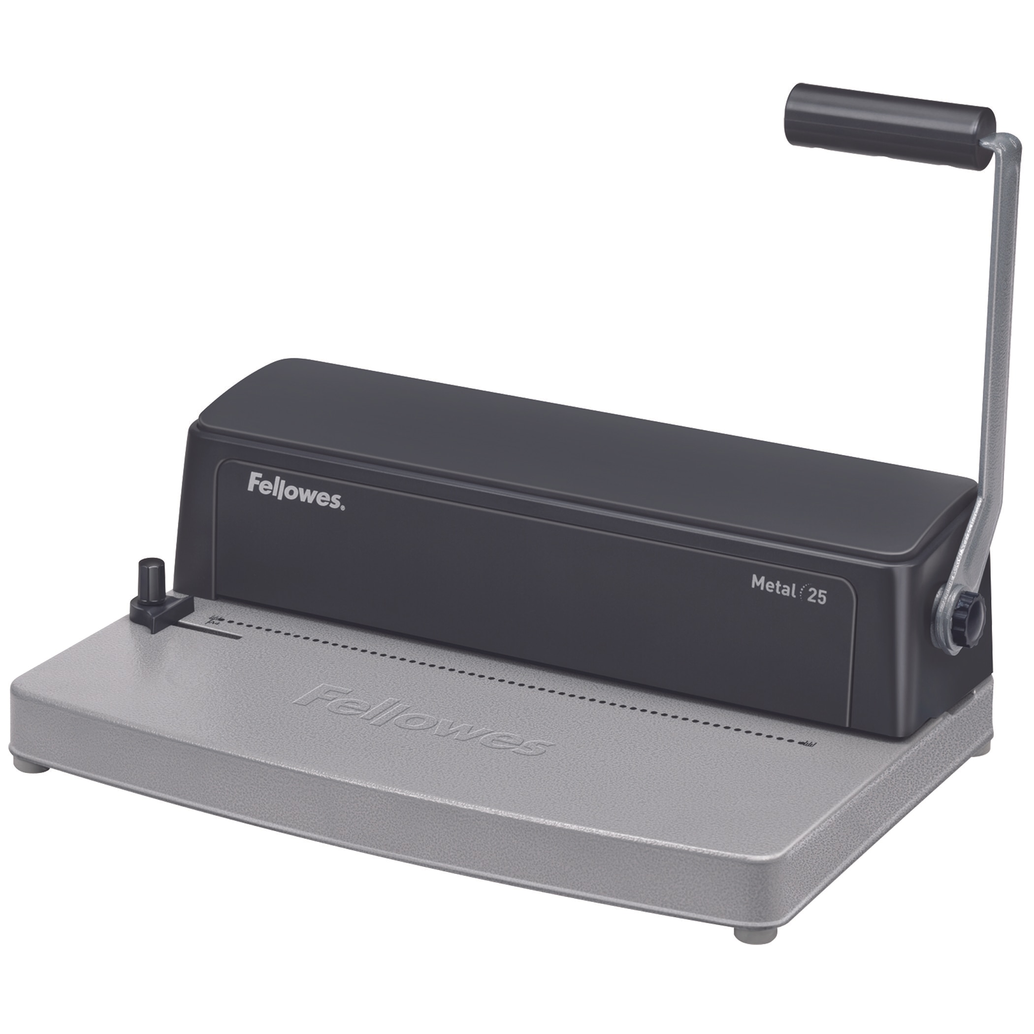 Encuadernadora manual Fellowes Metal 25 espiral perfora 10 encuaderna 450 hojas Negro-2