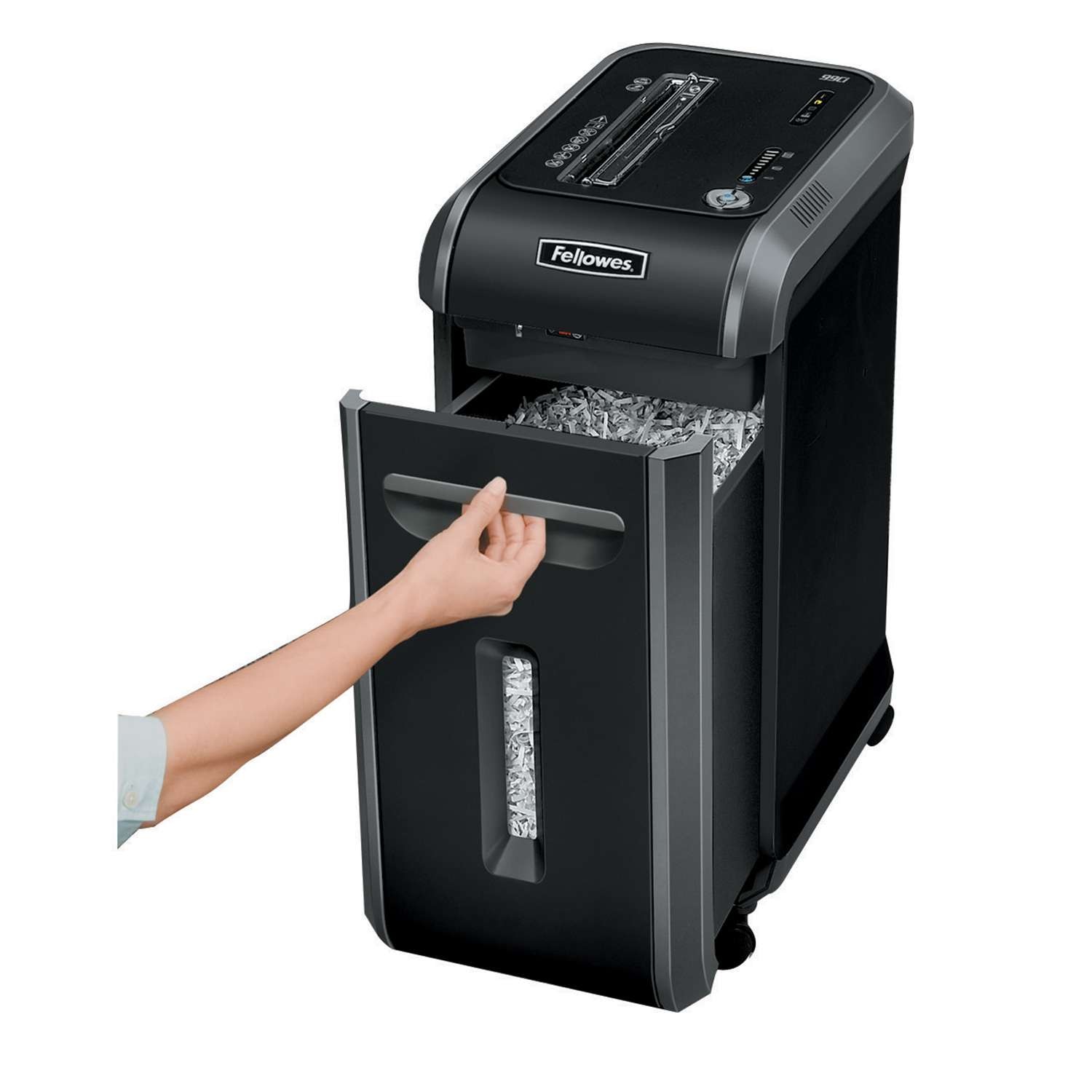 Destructora de papel Fellowes 99Ci partículas de 4x38mm destruye hasta 18 hojas Negro-3