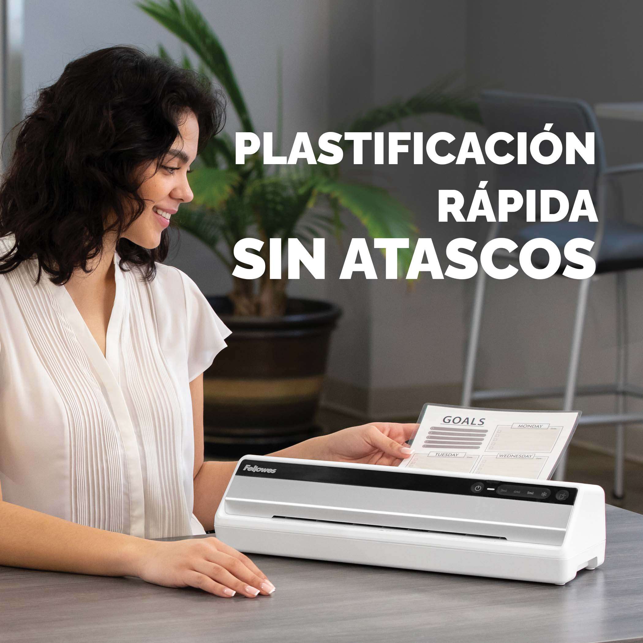 Plastificadora de documentos Fellowes Saturn A3 uso frecuente hasta 125 micras Blanco-4