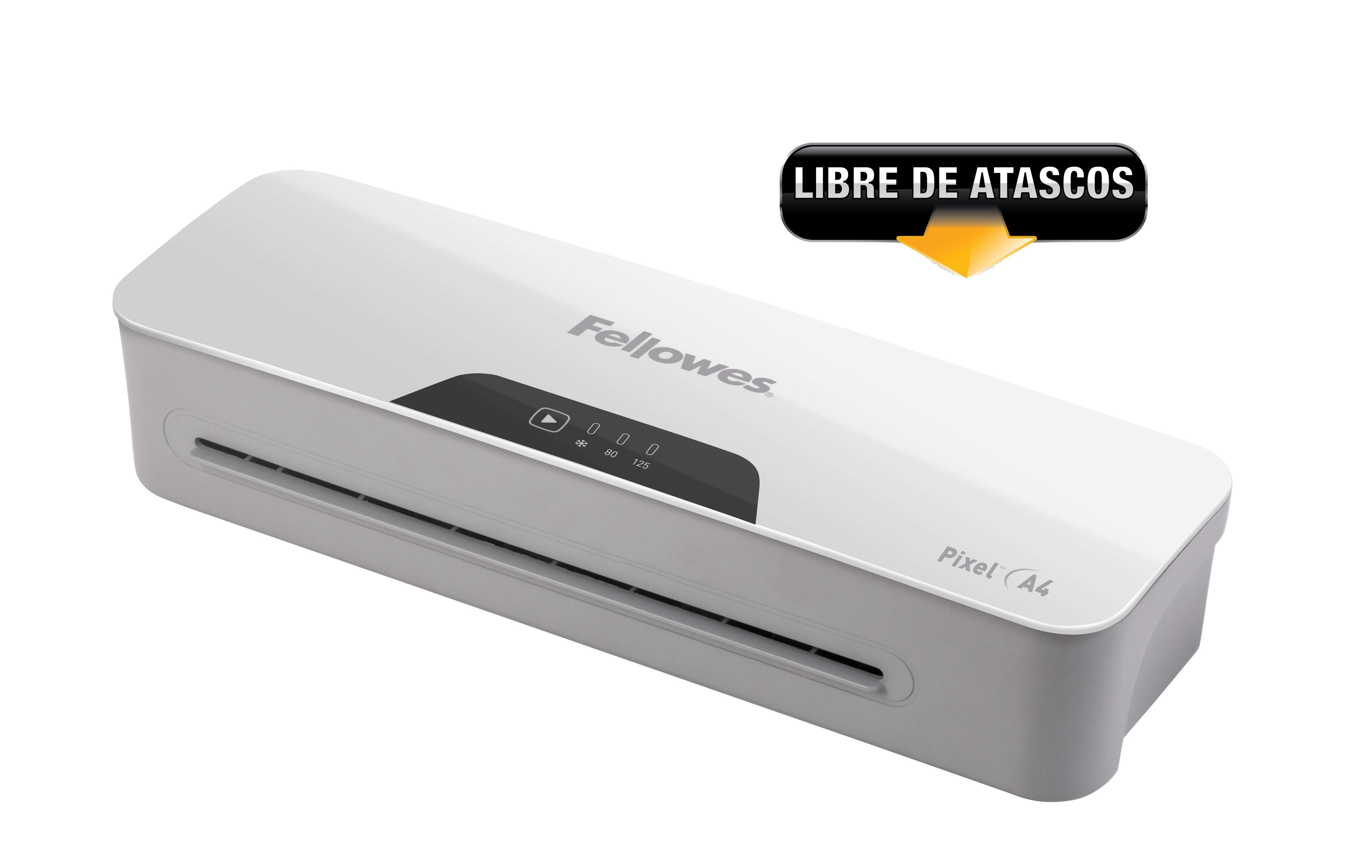 Plastificadora de documentos Fellowes Pixel A4 uso ocasional hasta 125 micras Blanco-4