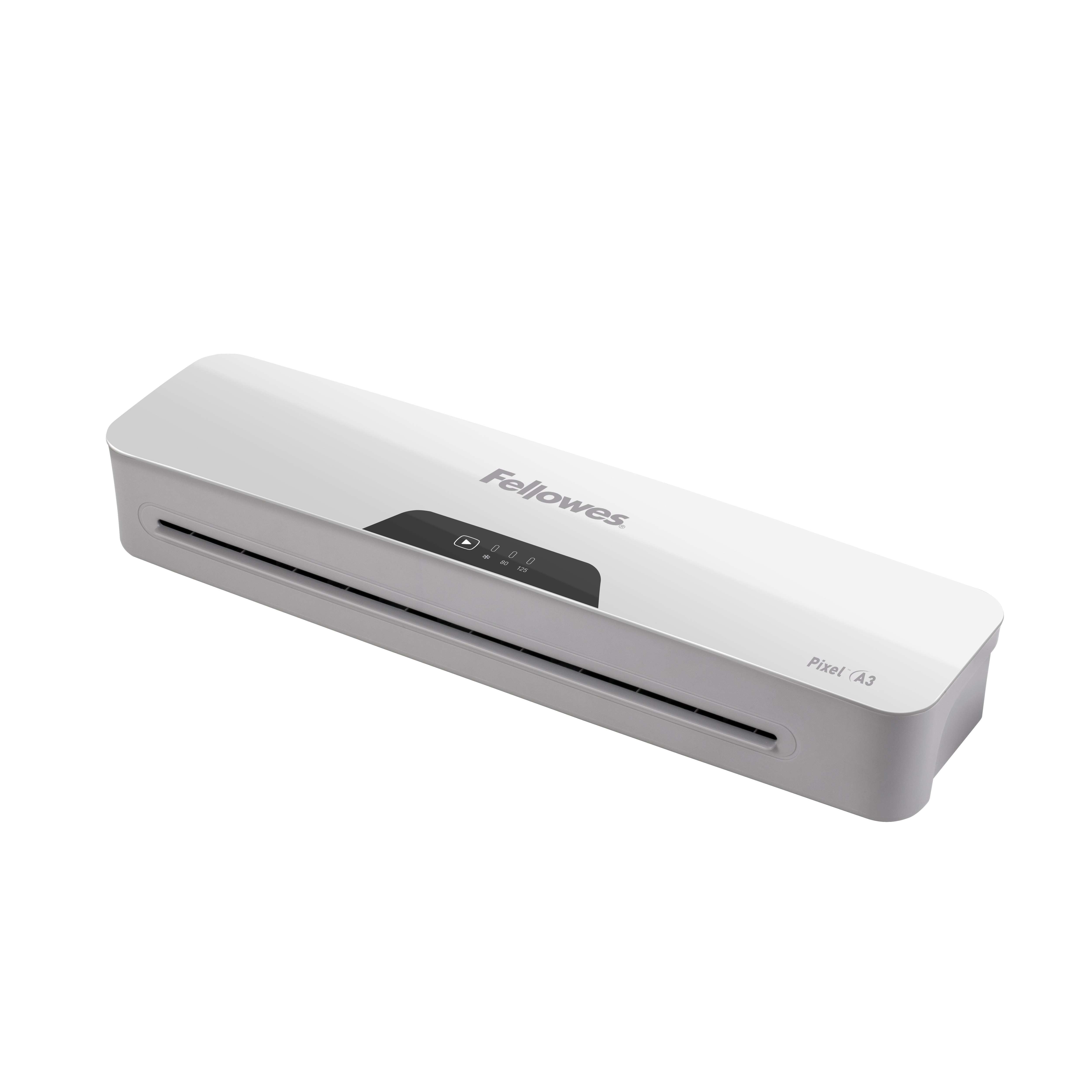 Plastificadora de documentos Fellowes Pixel A3 uso ocasional hasta 125 micras.