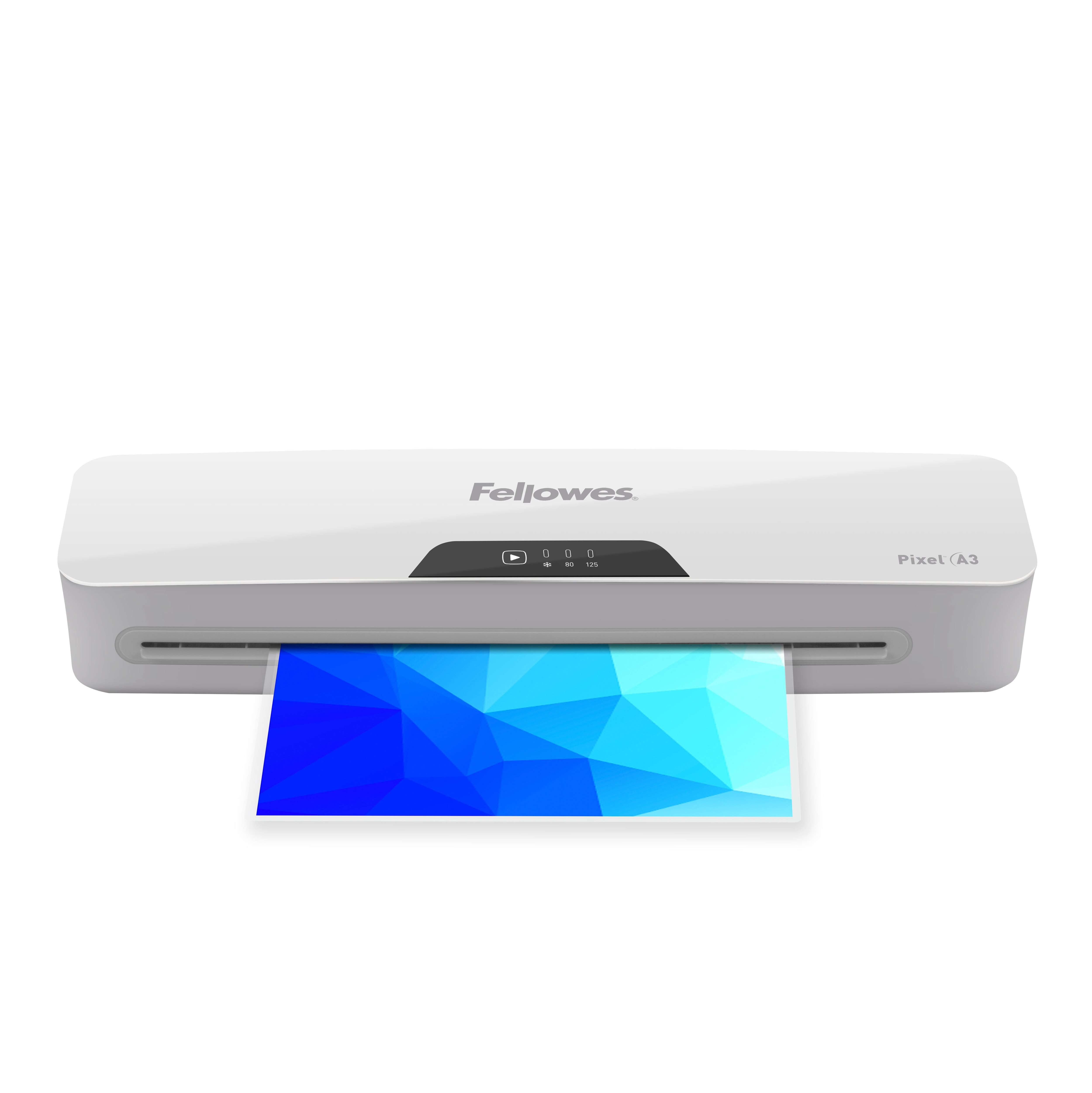 Plastificadora de documentos Fellowes Pixel A3 uso ocasional hasta 125 micras Blanco-2