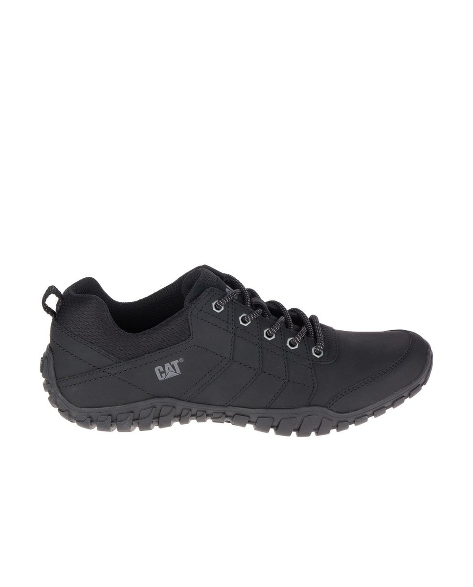 Zapato caterpillar de adulto en piel con cordones Negro Negro-1