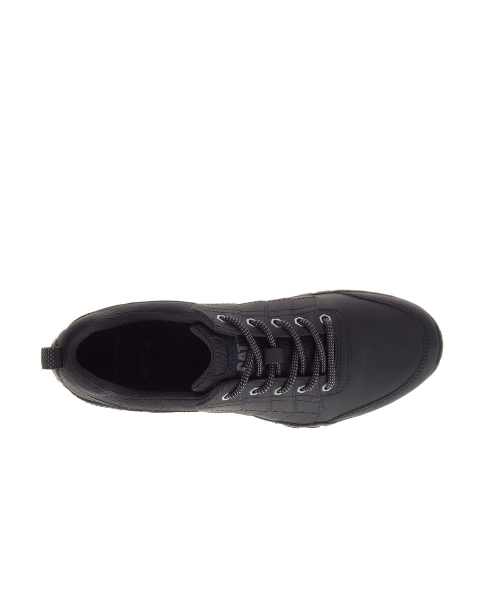 Zapato caterpillar de adulto en piel con cordones Negro Negro-4