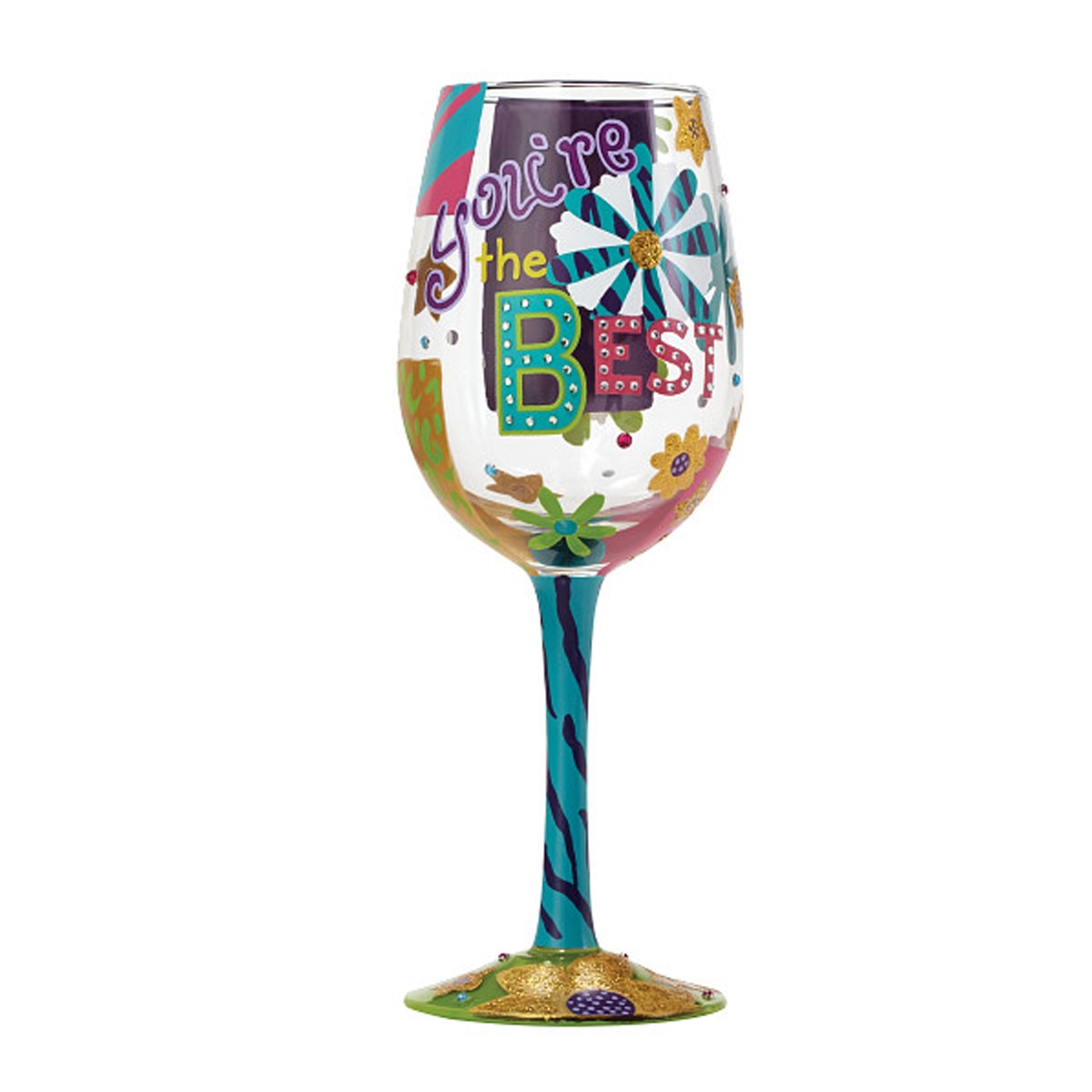 Imagen 0 de Copa de vino You're the Best Lolita Multicolor
