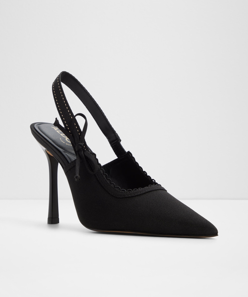 Zapatos de salón de mujer con punta afilada - Aldo - Negro Negro-4