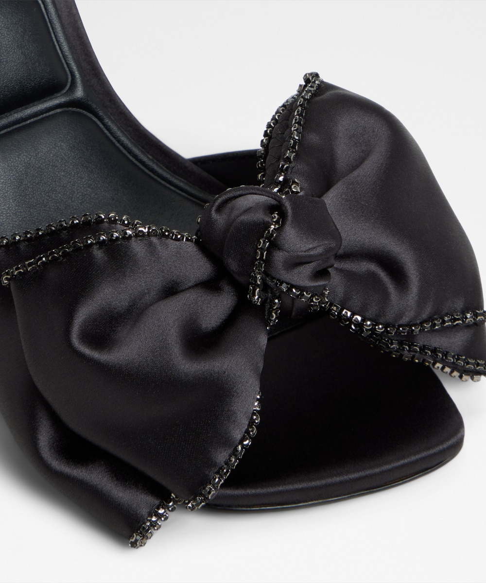 Sandalias de tacón de mujer con punta cuadrada - Aldo - Negro Negro-5