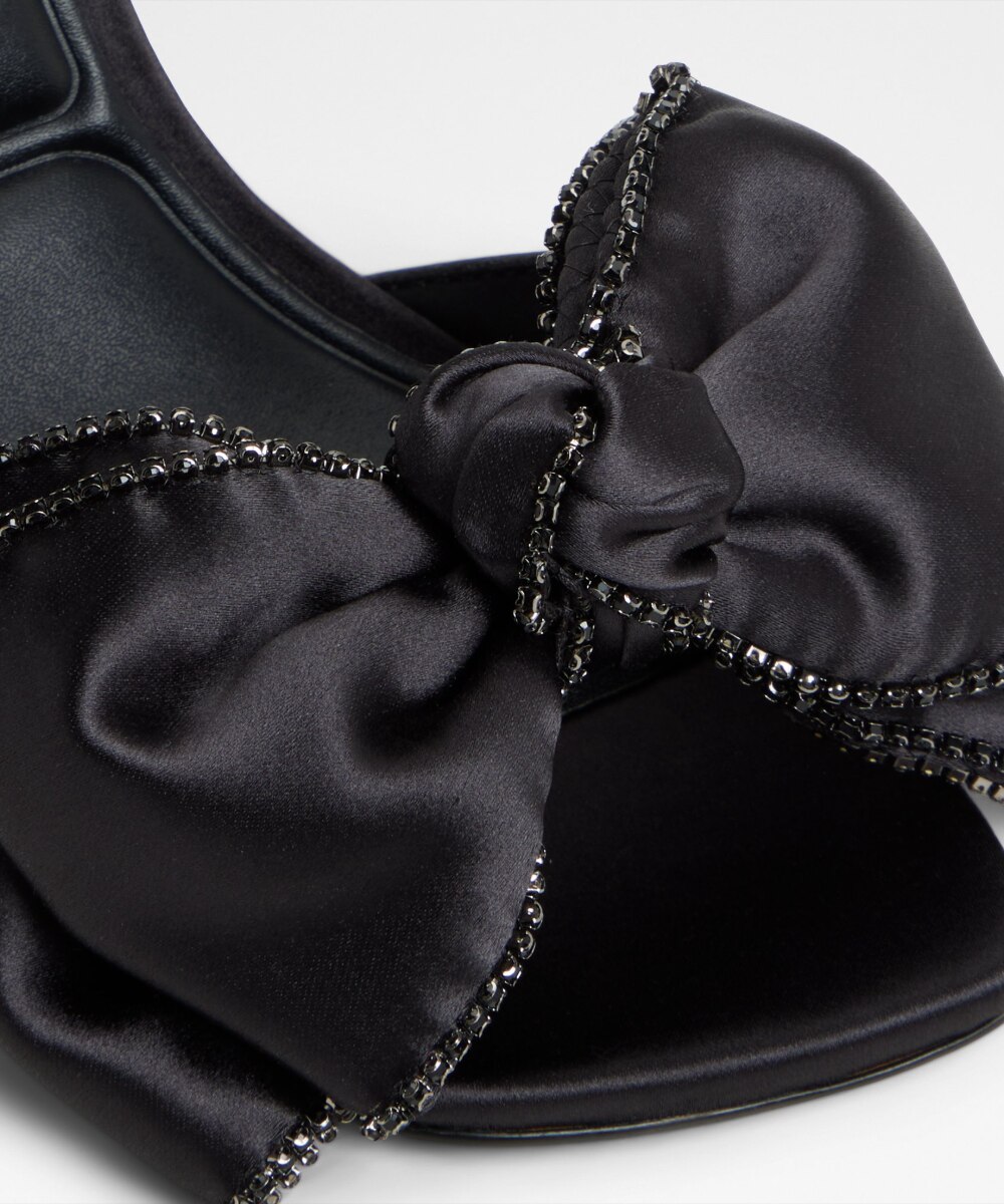 Sandalias de tacón de mujer con punta cuadrada - Aldo - Negro Negro-7