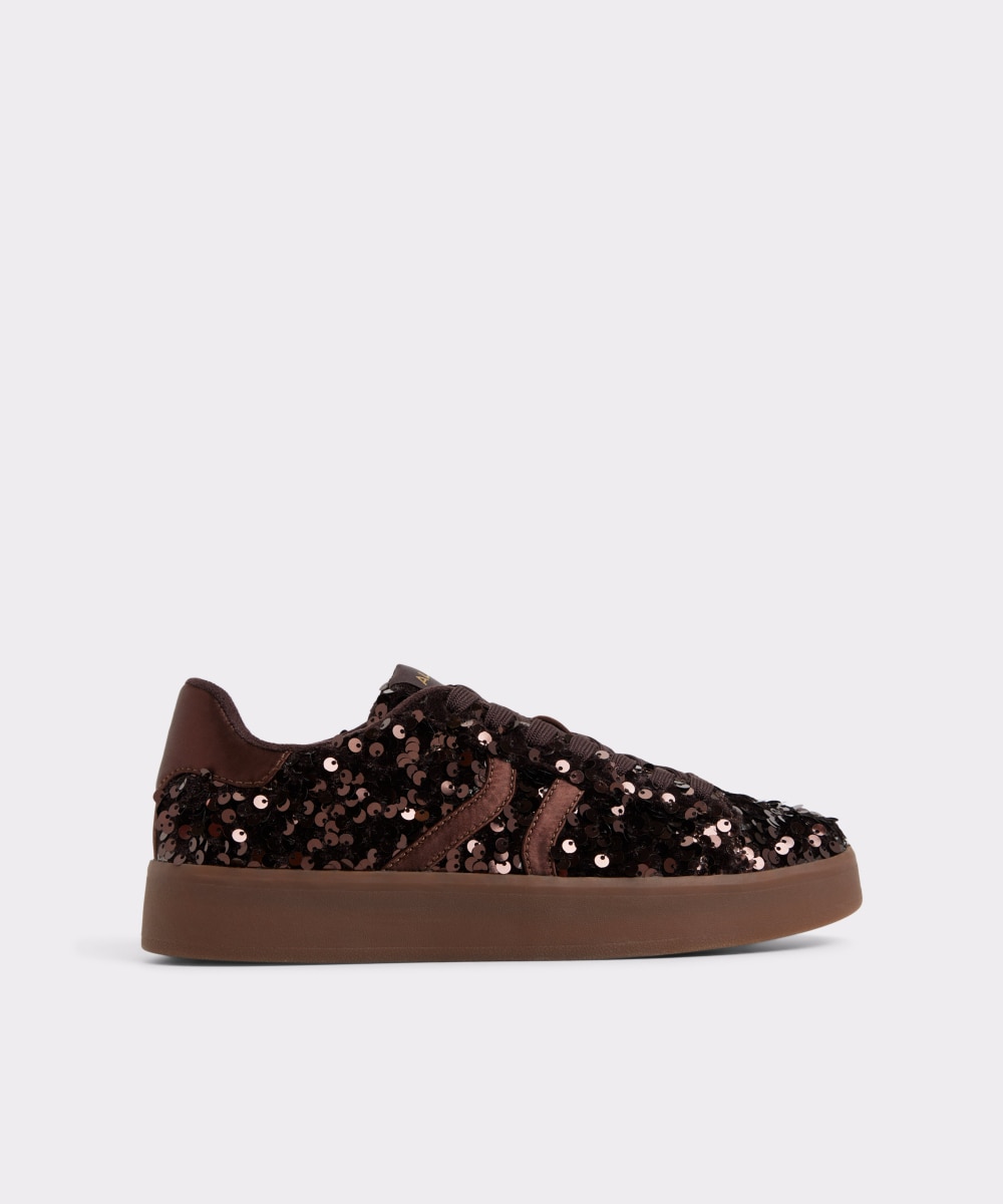 Zapatillas deportivas de mujer con punta redonda - Aldo - Marrón Marrón-1