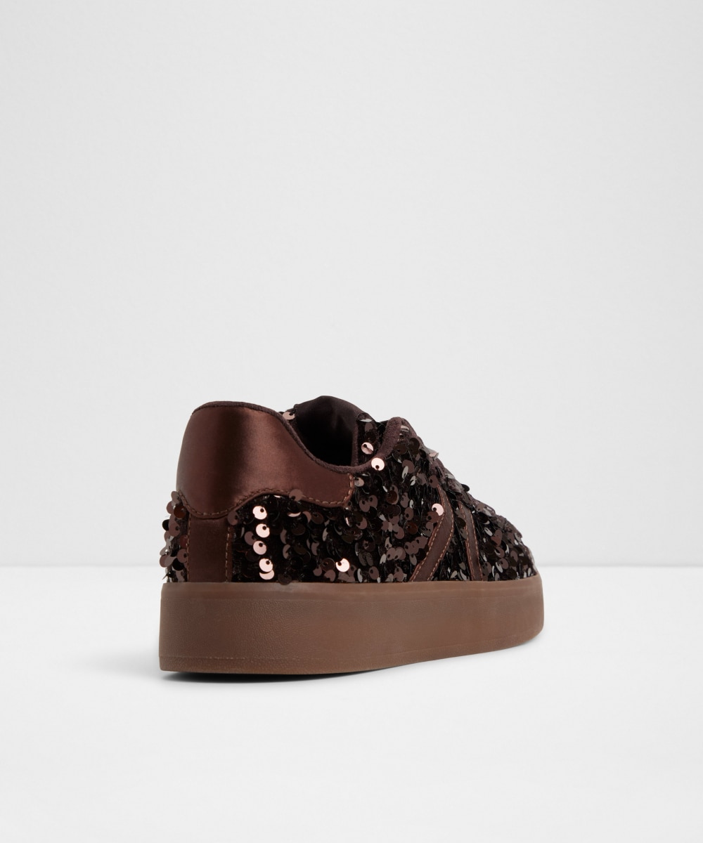 Zapatillas deportivas de mujer con punta redonda - Aldo - Marrón Marrón-3