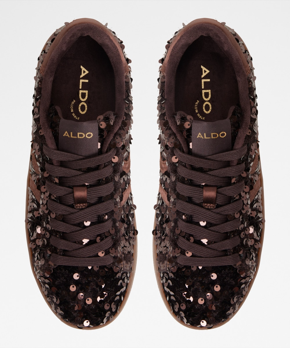 Zapatillas deportivas de mujer con punta redonda - Aldo - Marrón Marrón-6