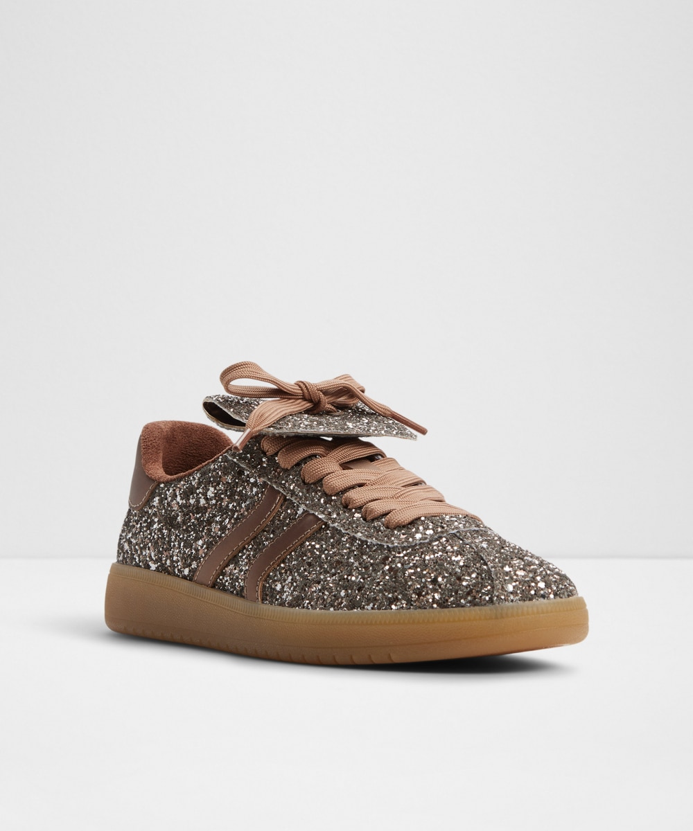 Zapatillas deportivas de mujer con punta redonda - Aldo - Marrón Marrón-4