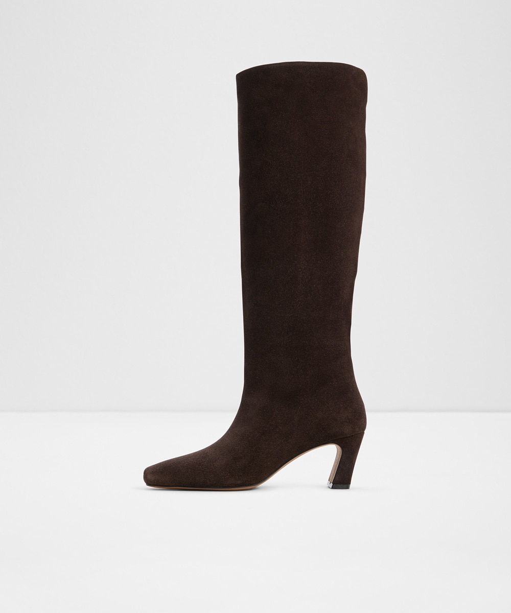Botas básicas de mujer con punta redonda - Aldo - Marrón Marrón-3