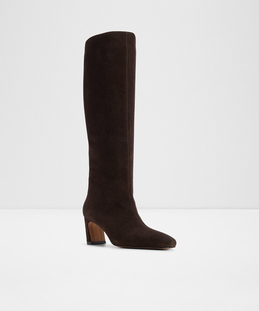 Botas básicas de mujer con punta redonda - Aldo - Marrón Marrón-4