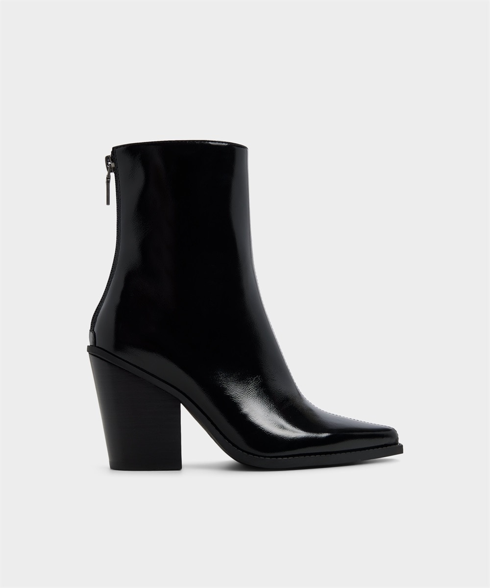 Botines básicos de mujer con punta afilada - Aldo - Negro Negro-1