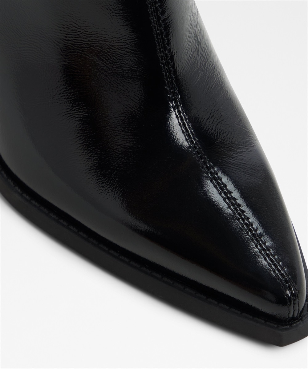 Botines básicos de mujer con punta afilada - Aldo - Negro Negro-3