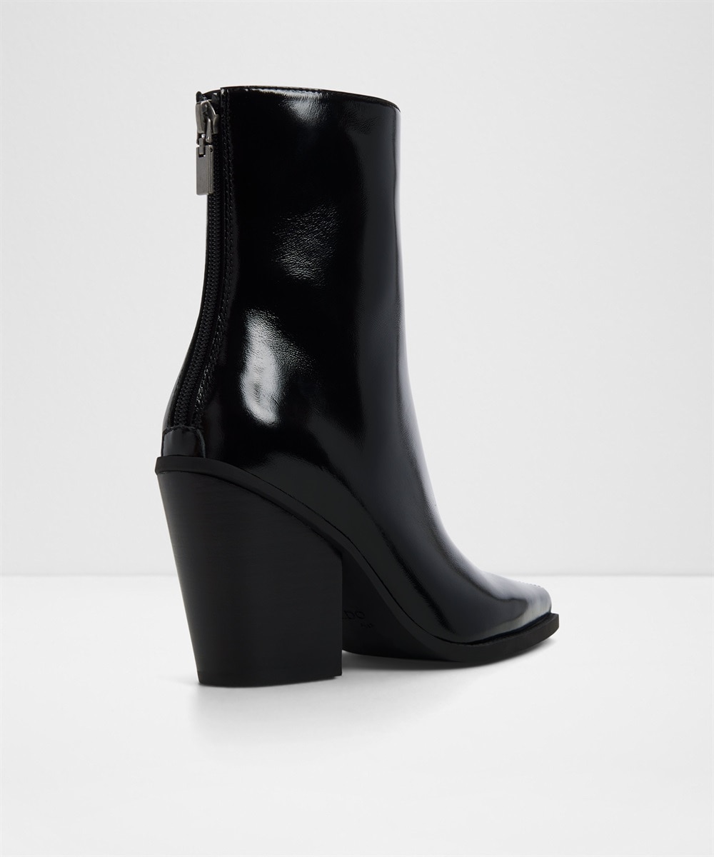 Botines básicos de mujer con punta afilada - Aldo - Negro Negro-2