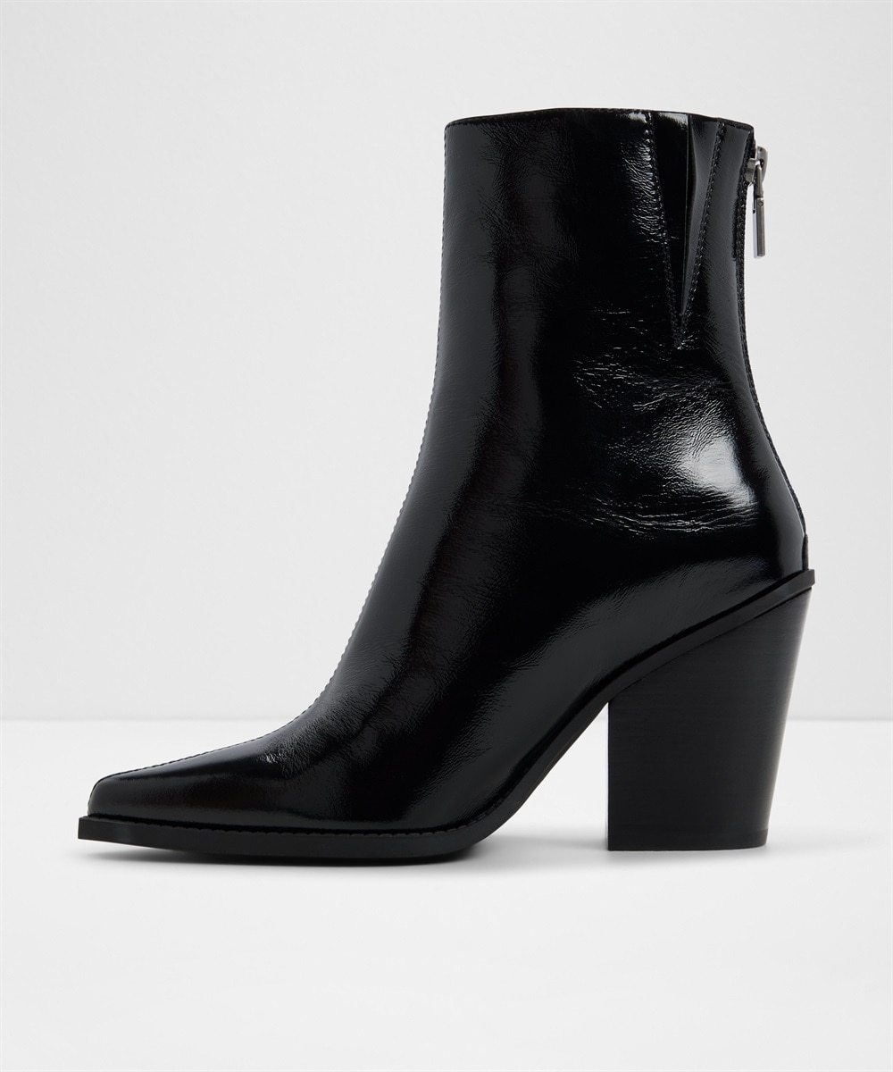 Botines básicos de mujer con punta afilada - Aldo - Negro Negro-4