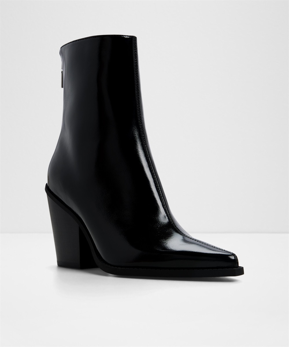 Botines básicos de mujer con punta afilada - Aldo - Negro Negro-5