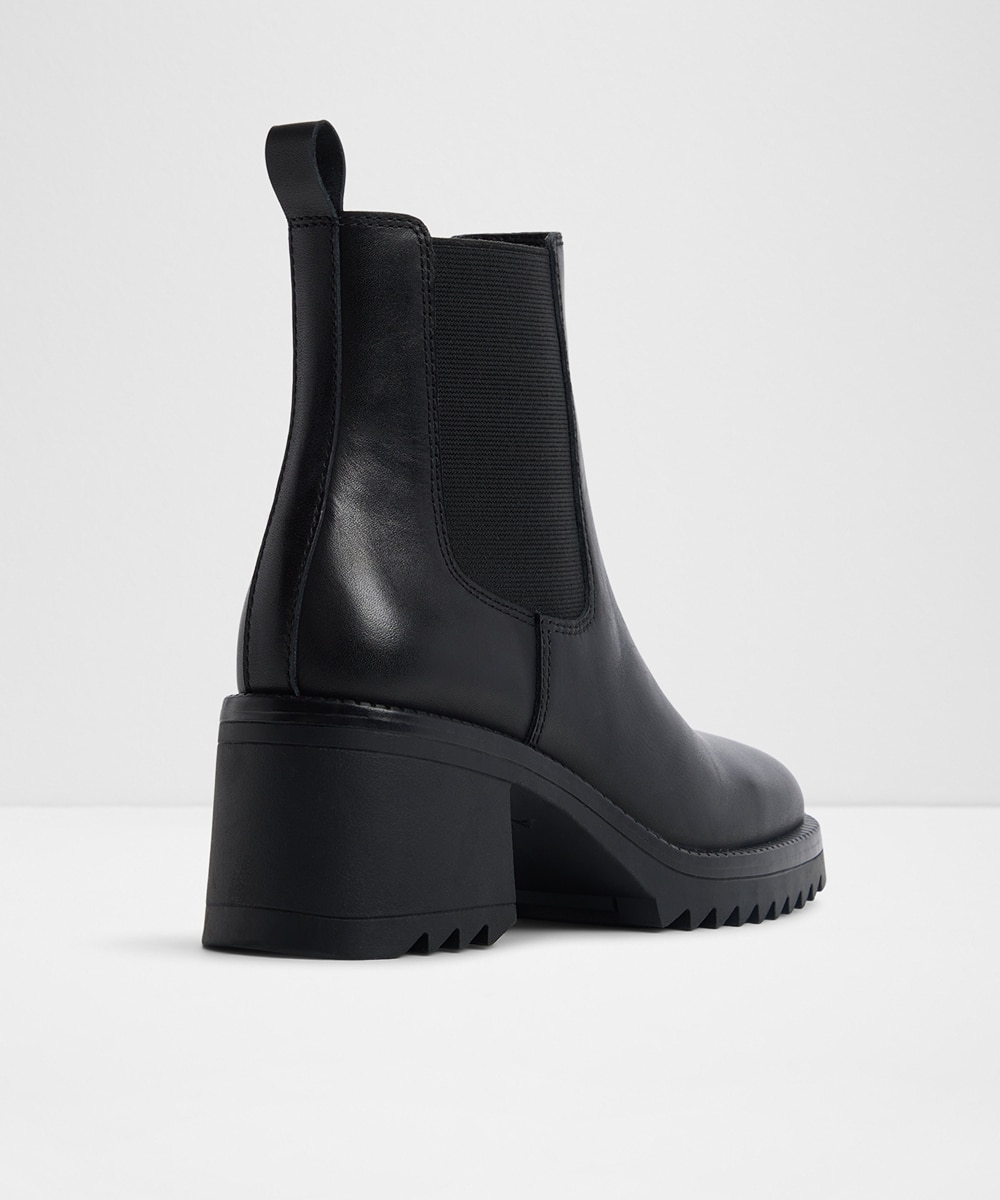 Botines básicos de mujer con punta cuadrada - Aldo - Negro Negro-2