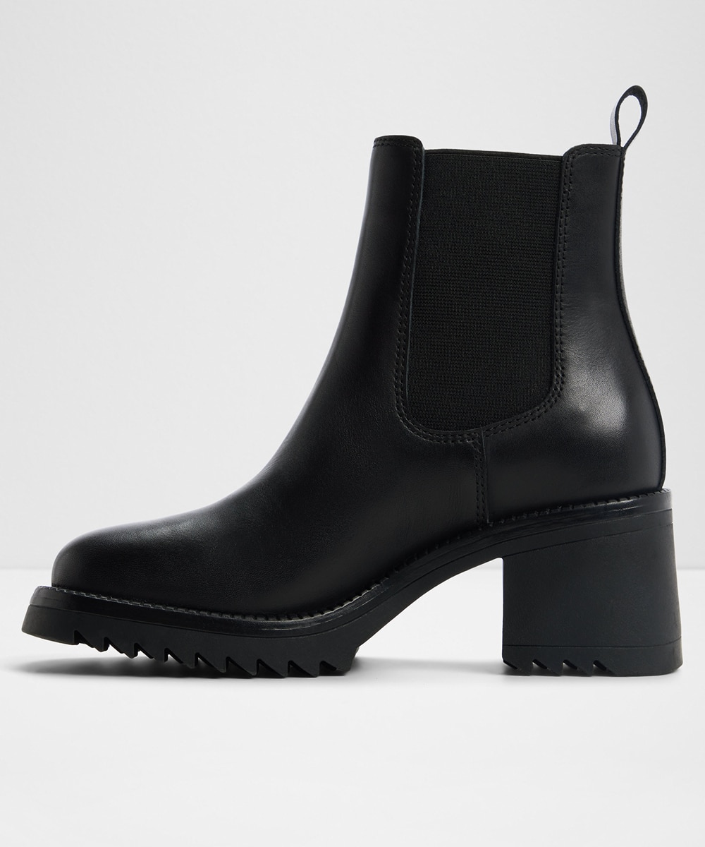 Botines básicos de mujer con punta cuadrada - Aldo - Negro Negro-4