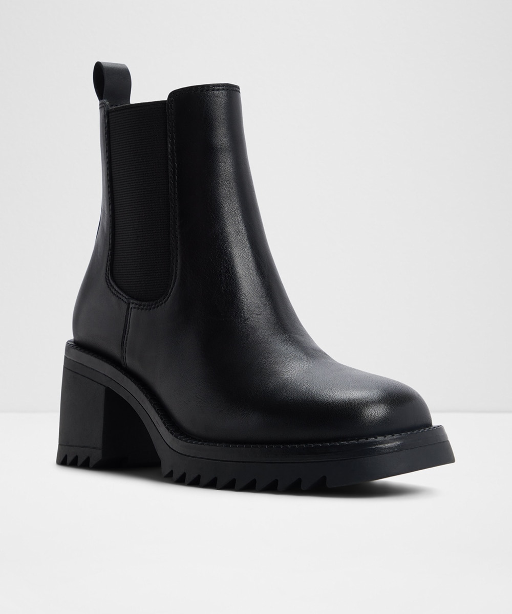 Botines básicos de mujer con punta cuadrada - Aldo - Negro Negro-5
