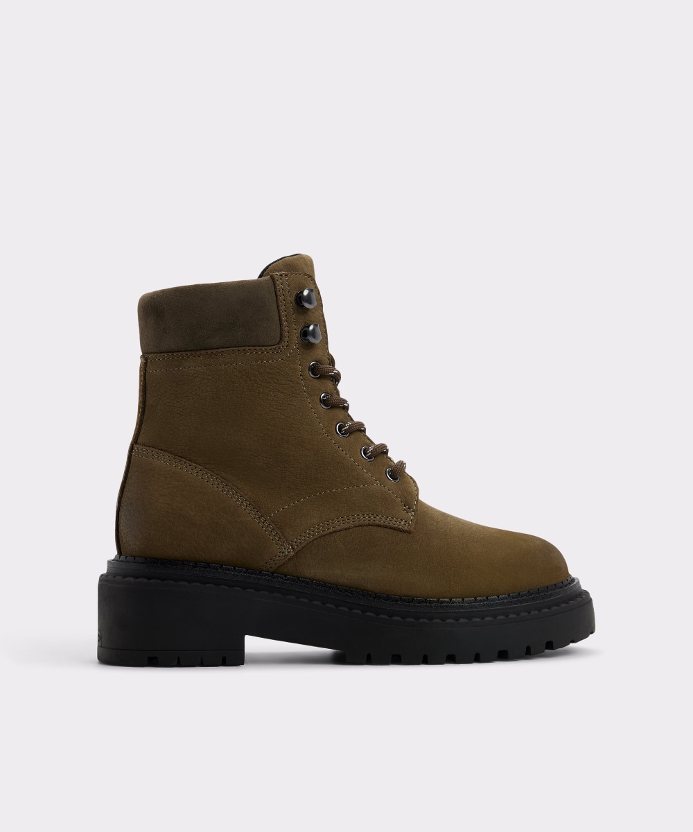 Botines básicos de mujer con punta redonda - Aldo - Verde Verde-1