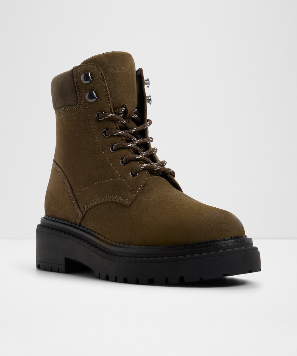 Botines básicos de mujer con punta redonda - Aldo - Verde Verde-4