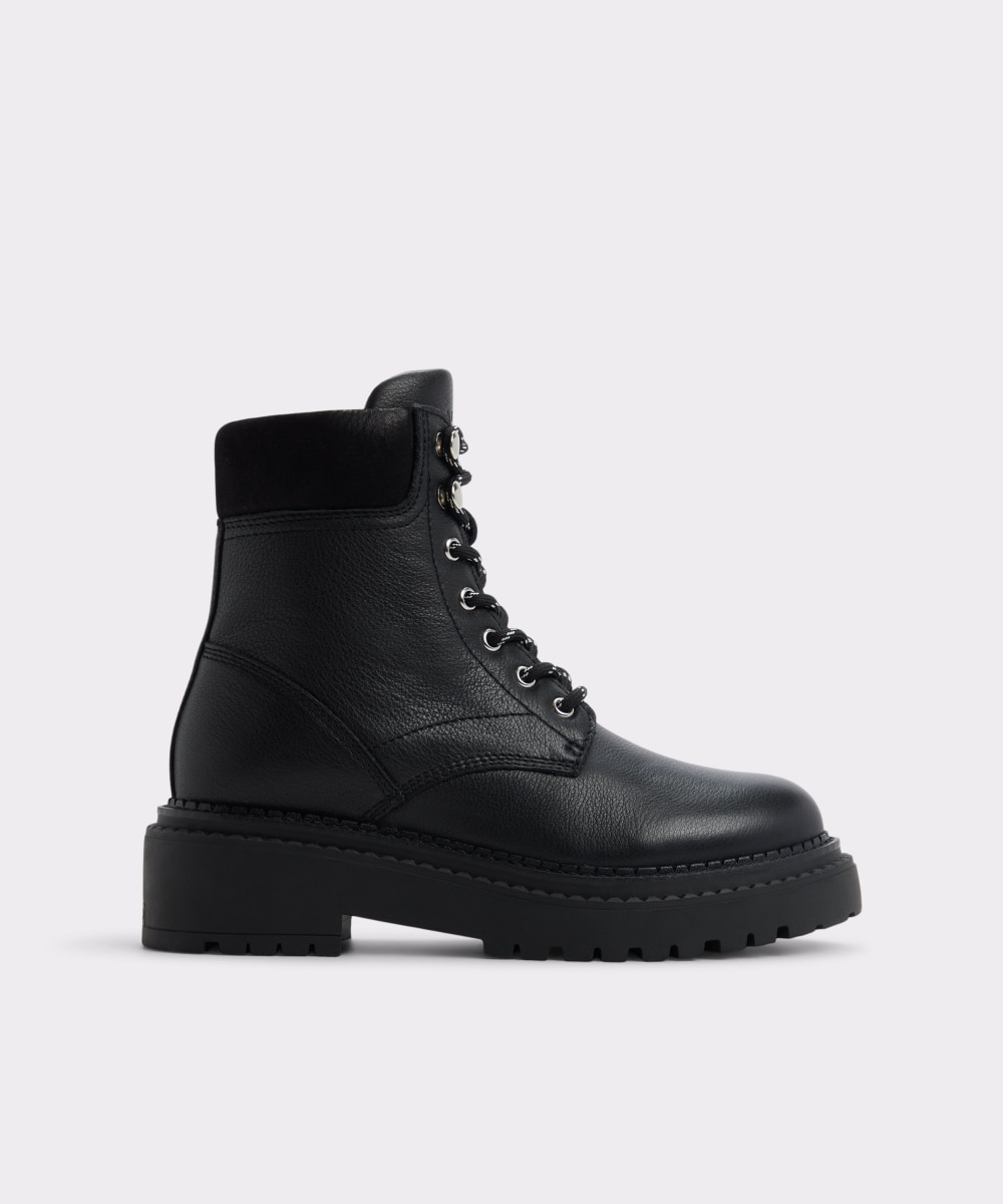 Botines básicos de mujer con punta redonda - Aldo - Negro Negro-1