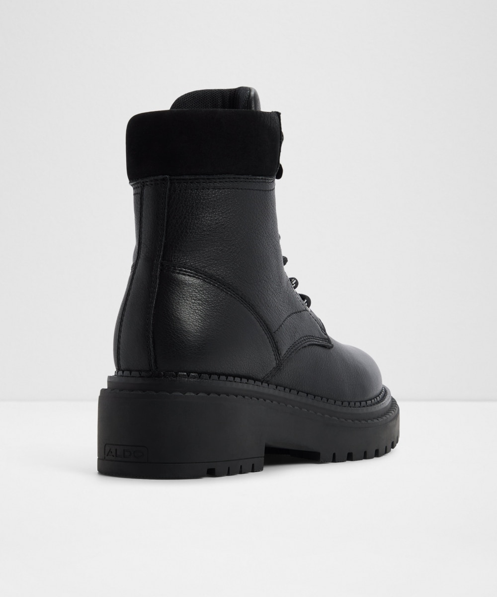 Botines básicos de mujer con punta redonda - Aldo - Negro Negro-3