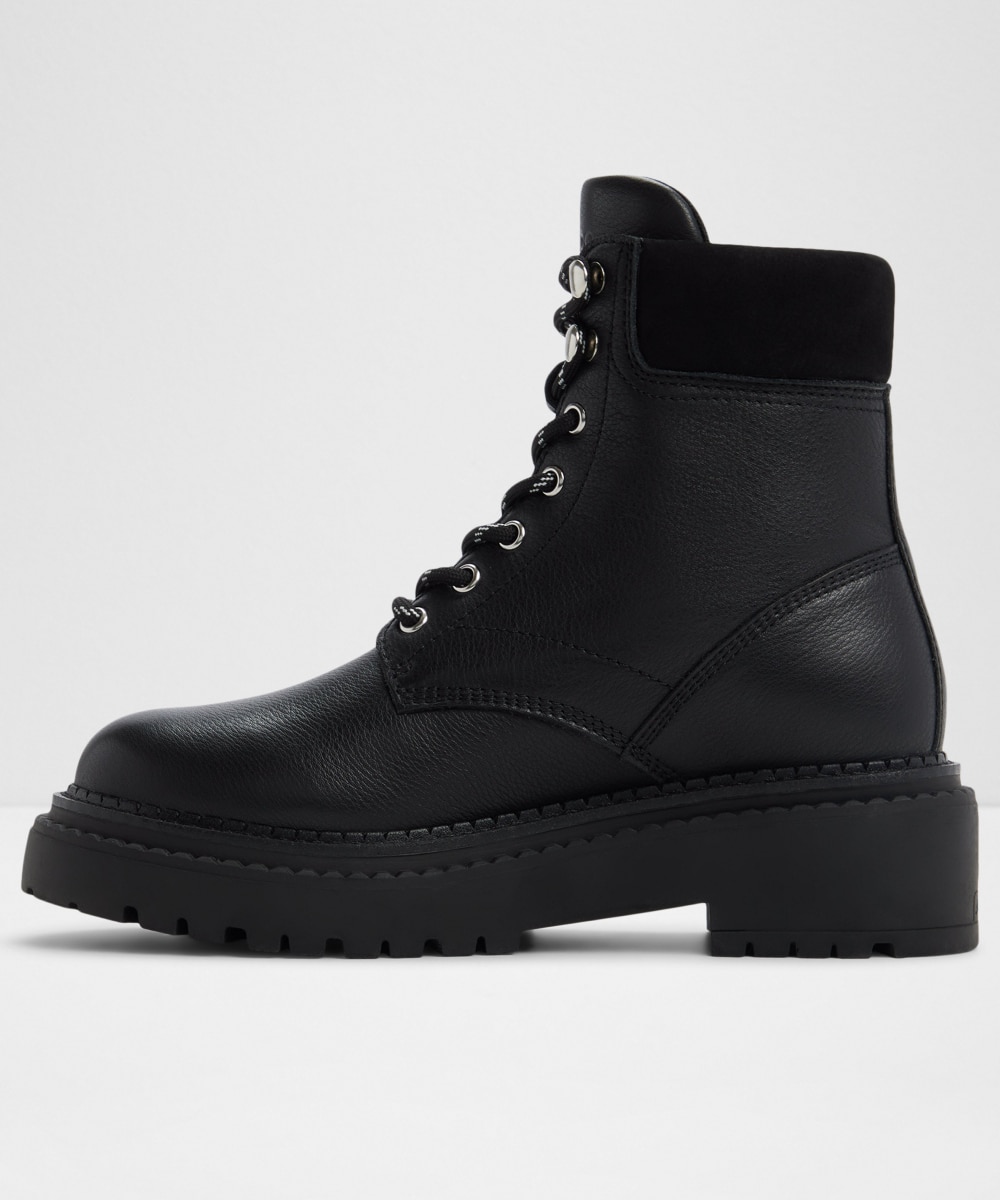 Botines básicos de mujer con punta redonda - Aldo - Negro Negro-2