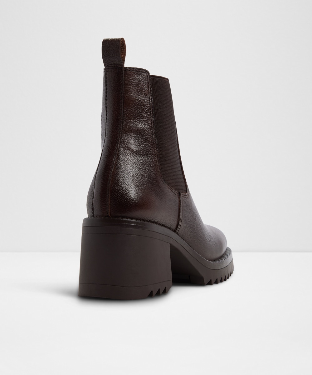 Botines básicos de mujer con punta cuadrada - Aldo - Marrón Marrón-2