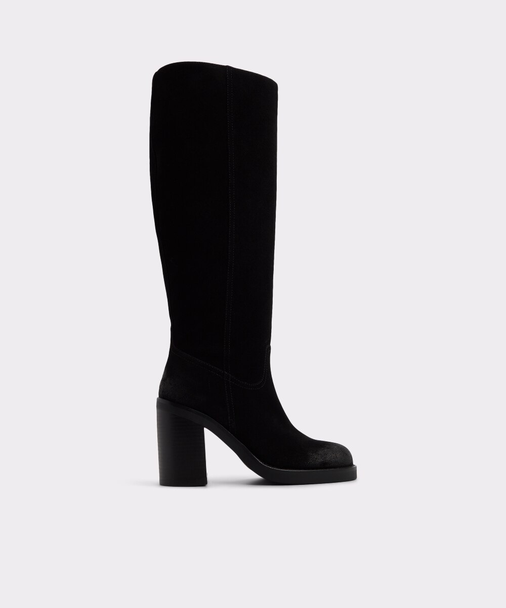 Botas de mujer con punta redonda - Aldo - Negro Negro-1