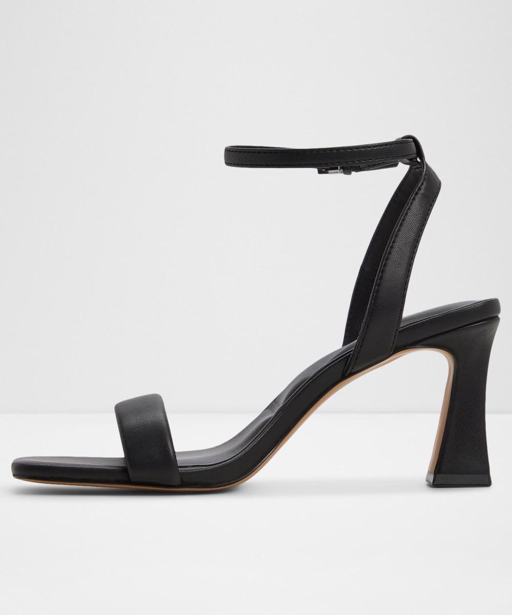 Sandalias de tacón de mujer con punta cuadrada - Aldo - Negro Negro-2