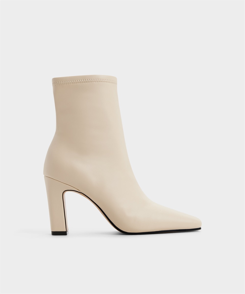 Botines básicos de mujer con punta cuadrada - Aldo - Beige Beige-1