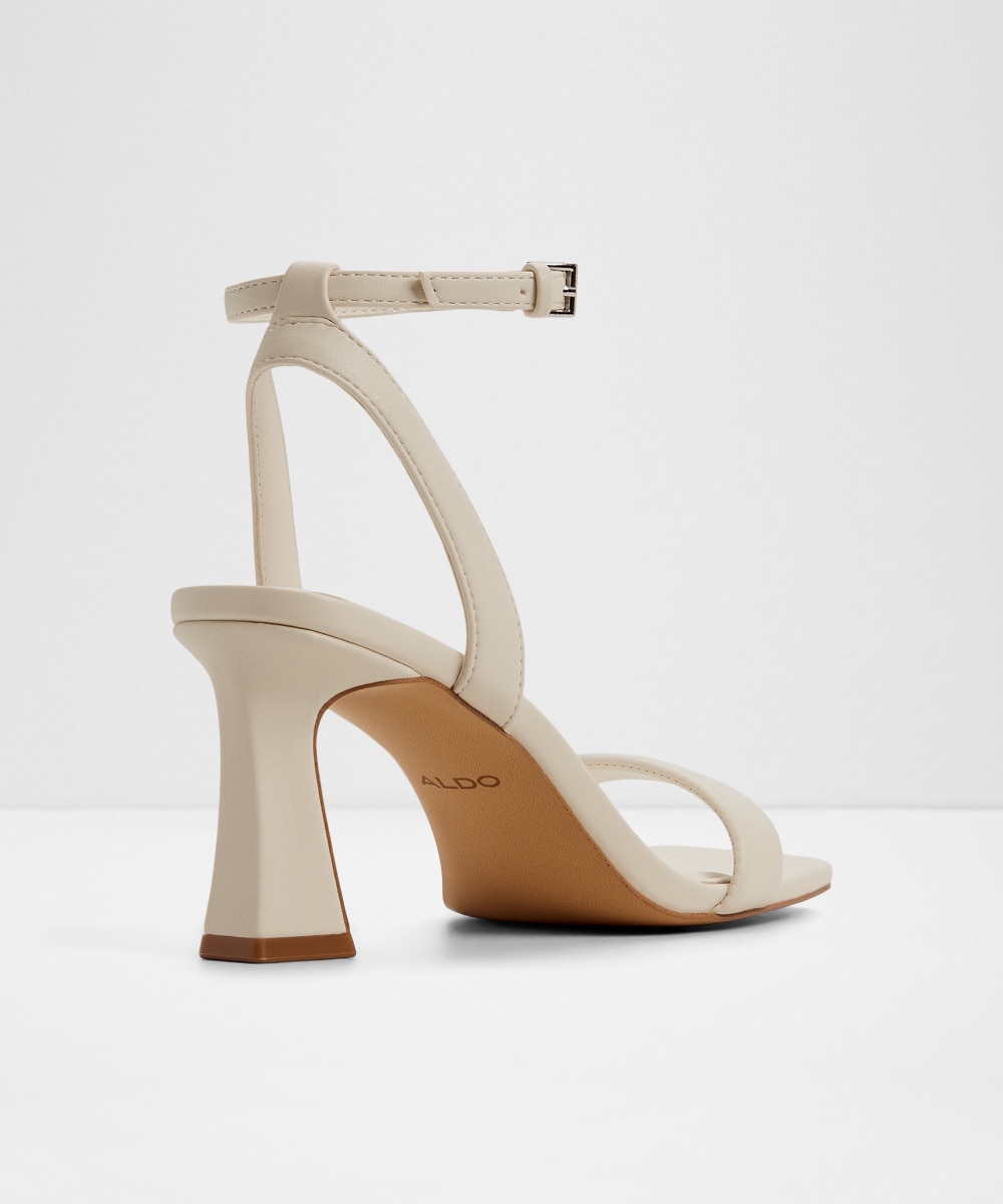 Sandalias de tacón de mujer con punta cuadrada - Aldo - Blanco Blanco-3