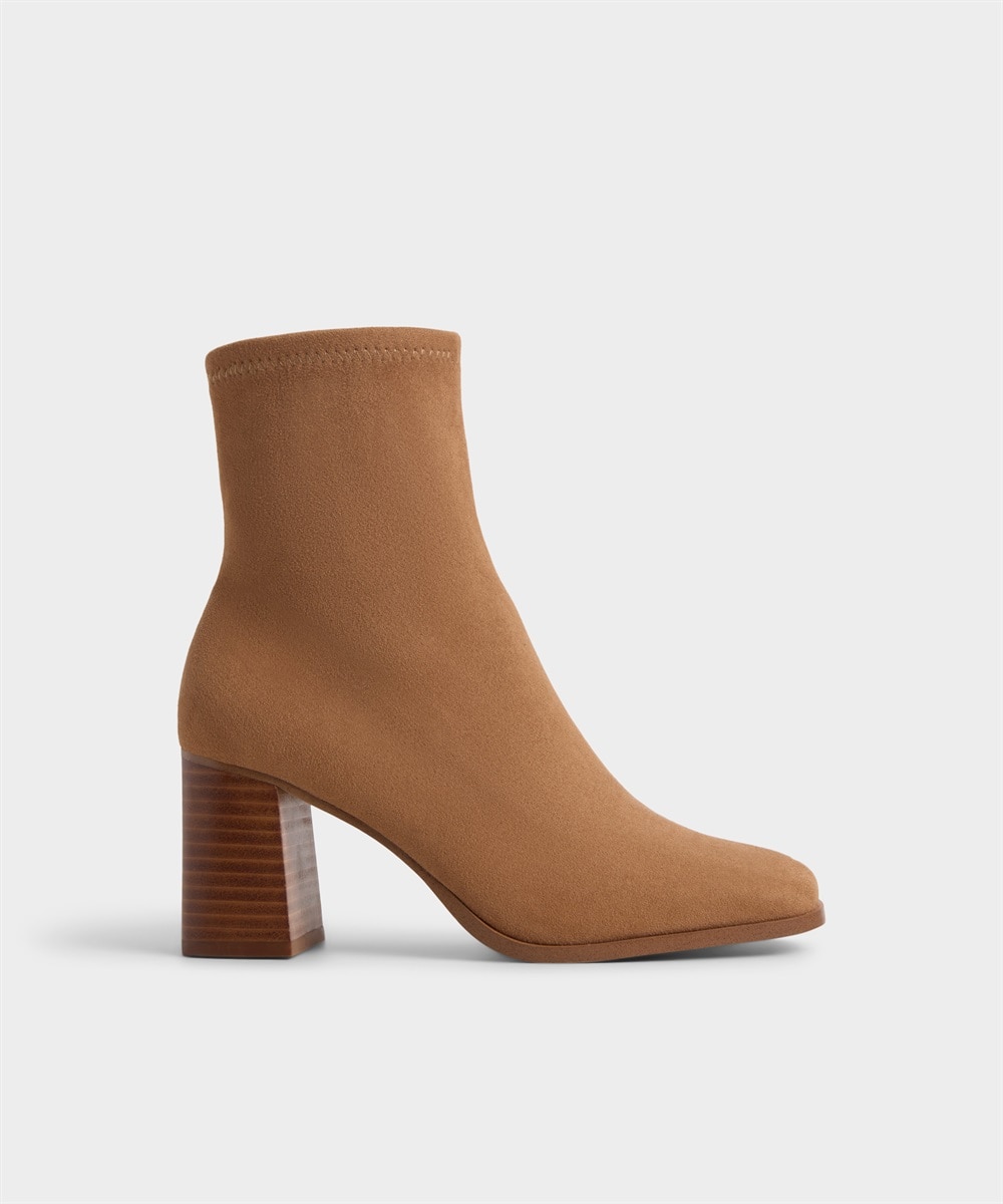 Botines básicos de mujer con punta cuadrada - Aldo - Camel Camel-1