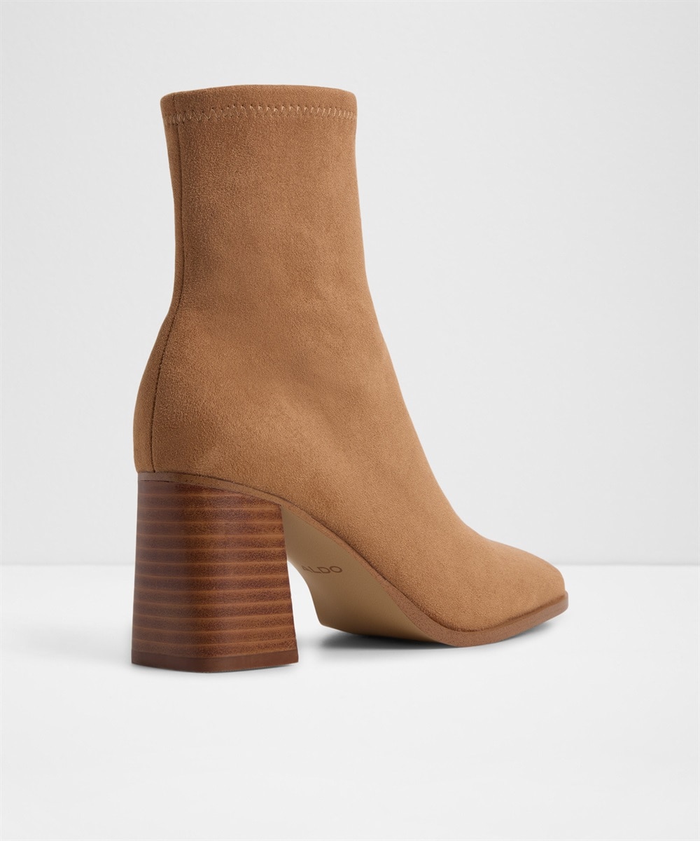 Botines básicos de mujer con punta cuadrada - Aldo - Camel Camel-2