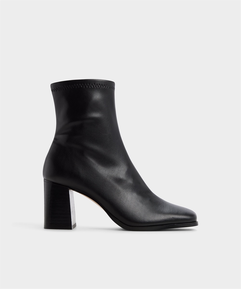 Botines básicos de mujer con punta cuadrada - Aldo - Negro Negro-1