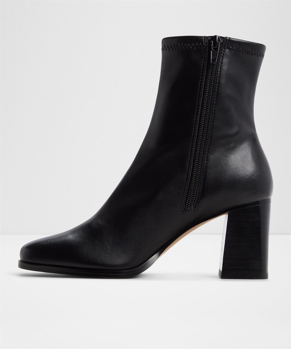 Botines básicos de mujer con punta cuadrada - Aldo - Negro Negro-4