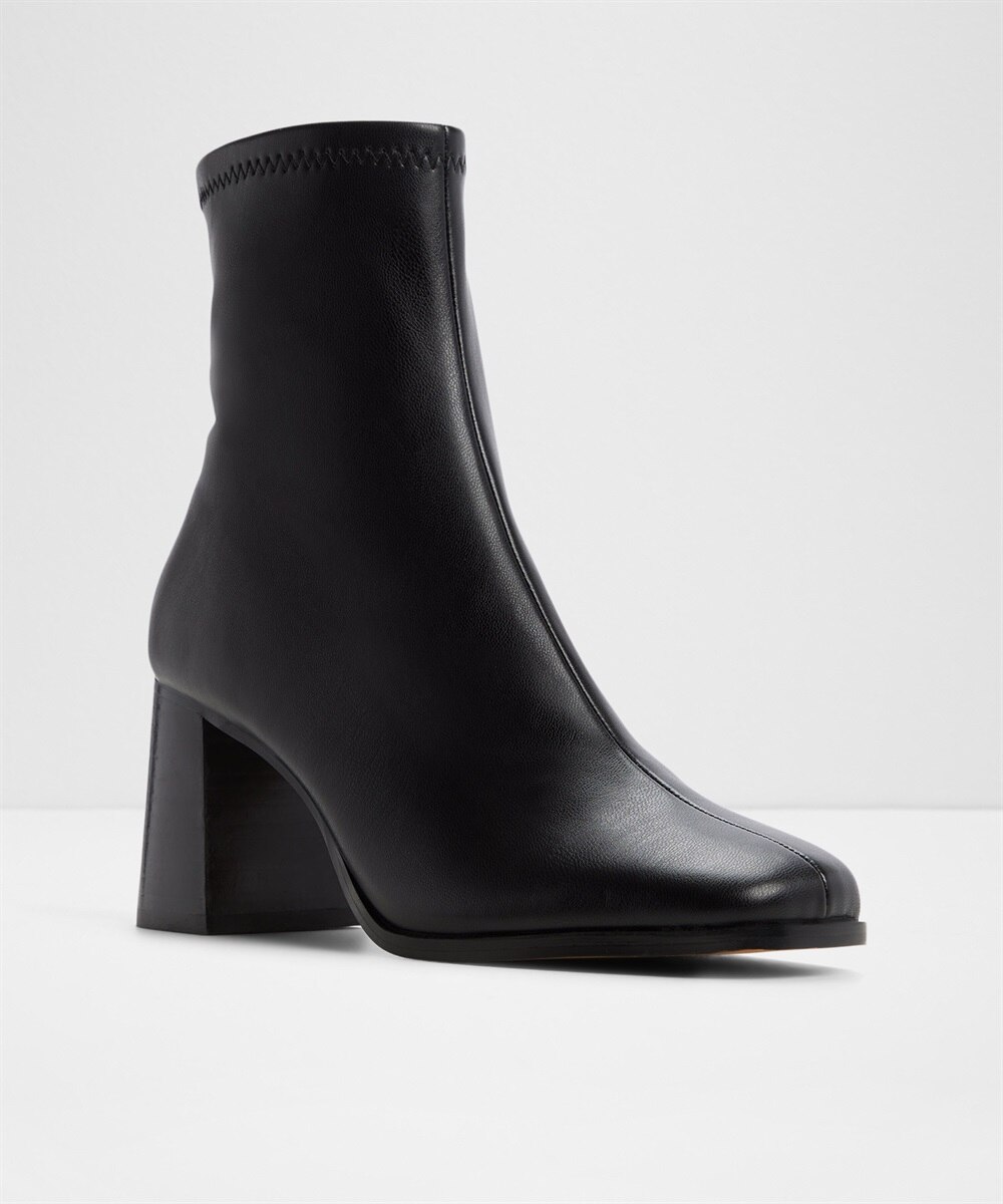 Botines básicos de mujer con punta cuadrada - Aldo - Negro Negro-5