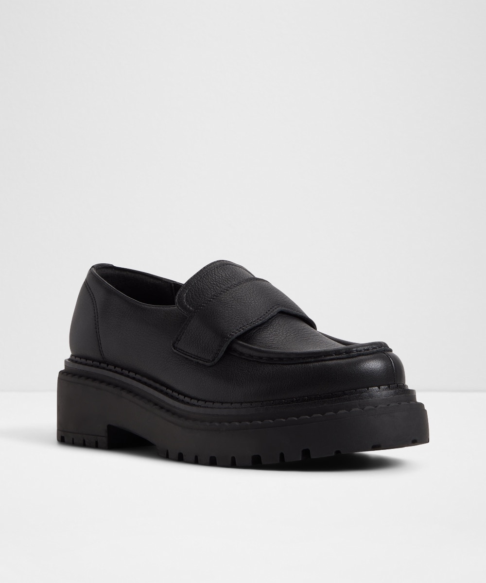 Zapatos de salón de mujer con punta redonda - Aldo - Negro Negro-4