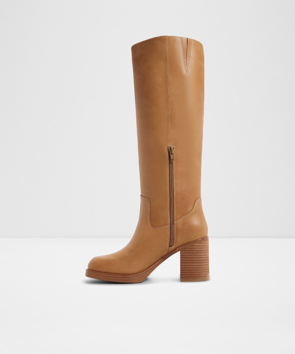 Botas básicas de mujer con punta cuadrada - Aldo - Camel Camel-3