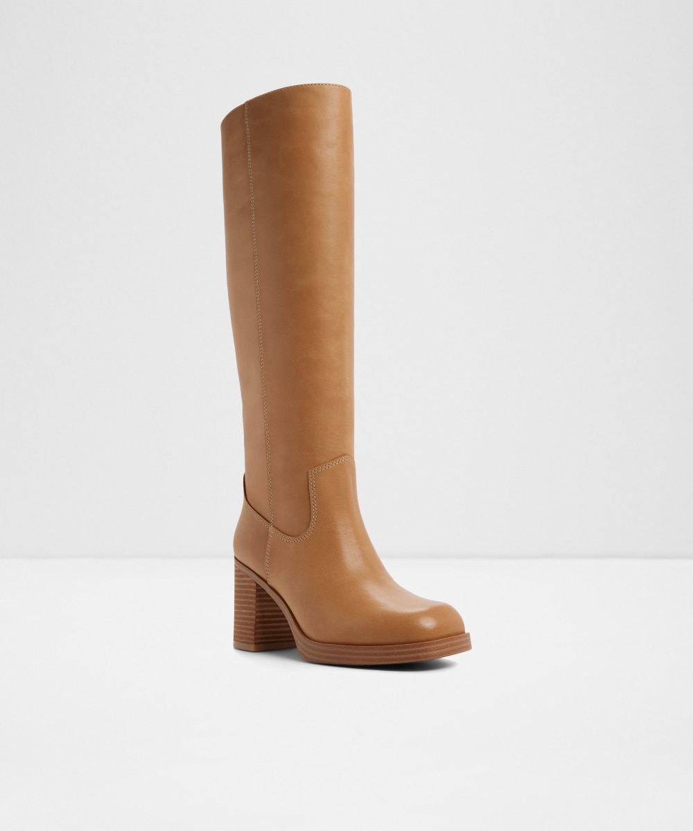 Botas básicas de mujer con punta cuadrada - Aldo - Camel Camel-4