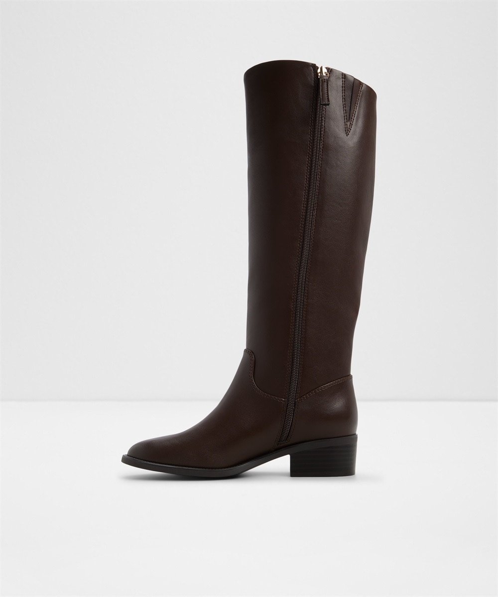 Botas básicas de mujer con punta cuadrada - Aldo - Marrón Marrón-3