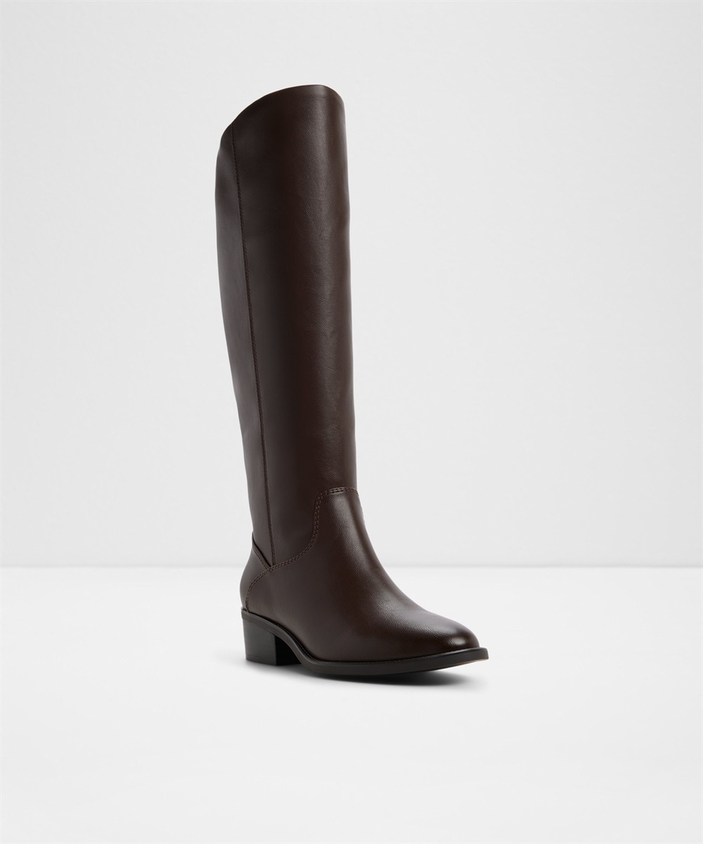 Botas básicas de mujer con punta cuadrada - Aldo - Marrón Marrón-4