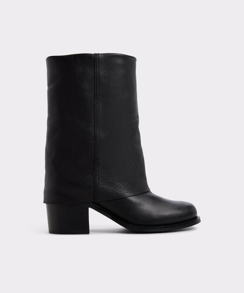 Botines básicos de mujer con punta cuadrada - Aldo - Negro Negro-1