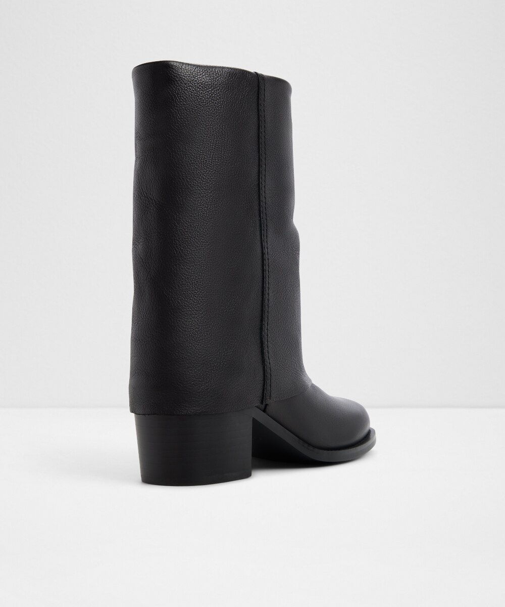 Botines básicos de mujer con punta cuadrada - Aldo - Negro Negro-2