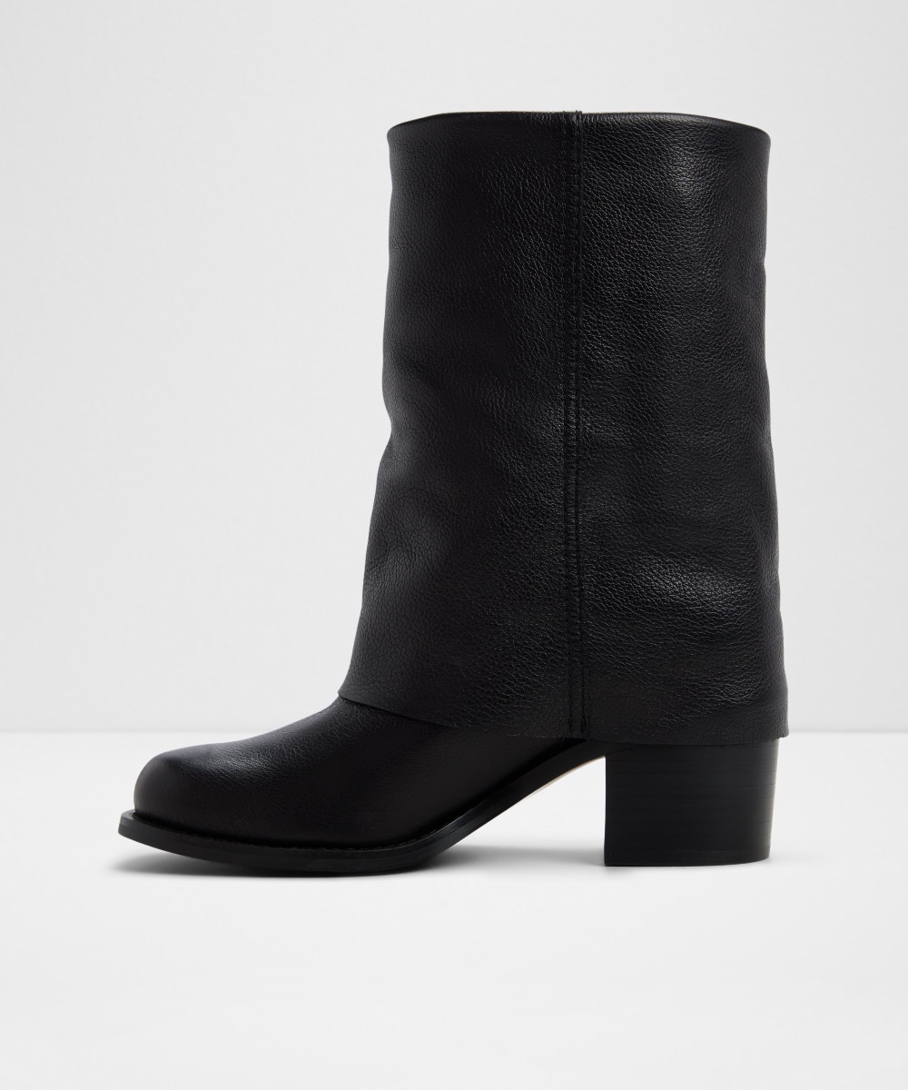 Botines básicos de mujer con punta cuadrada - Aldo - Negro Negro-3
