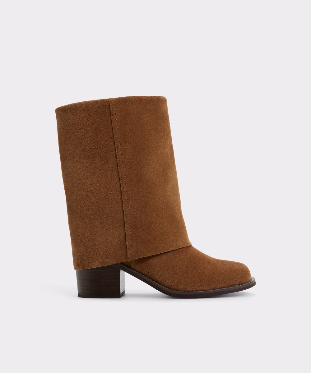 Botines básicos de mujer con punta cuadrada - Aldo - Camel Camel-1